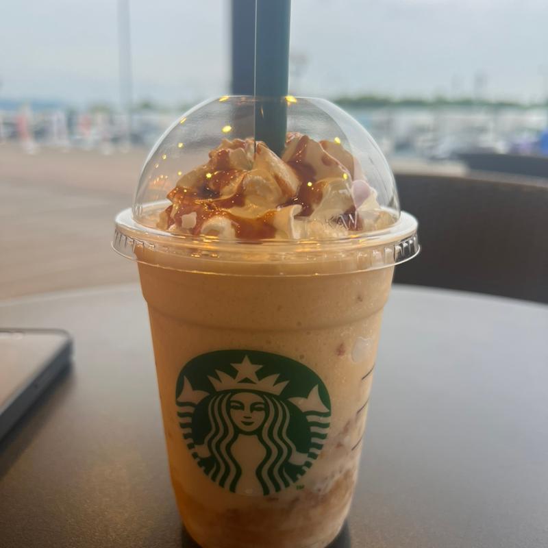 バナナ ブリュレ フラペチーノ®(スターバックスコーヒー 三木サービスエリア(上り線)店)