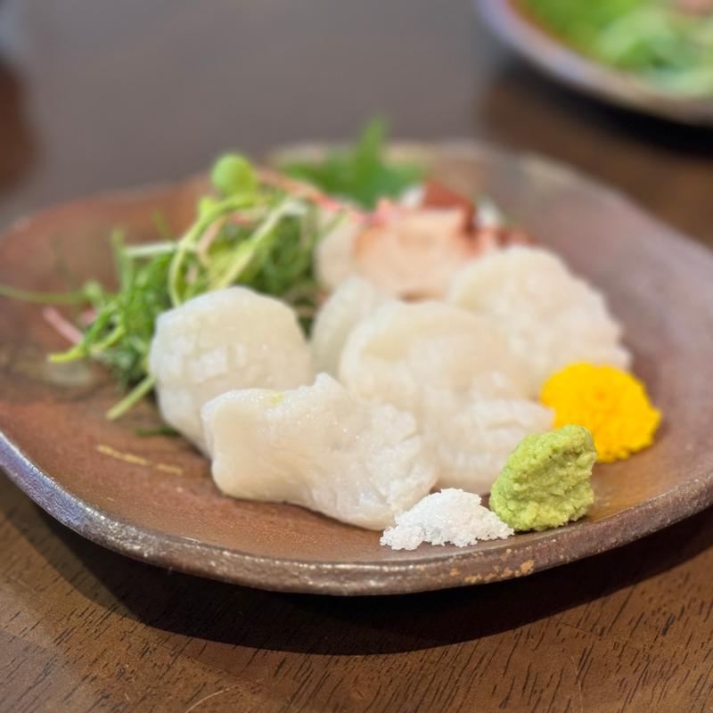 活みずだこ刺(郷土酒肴 あおもり屋 日本橋浜町店)