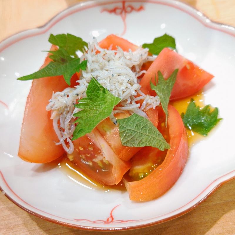 しらすトマト(大衆すし酒場 スシマヅメ 野毛本店)