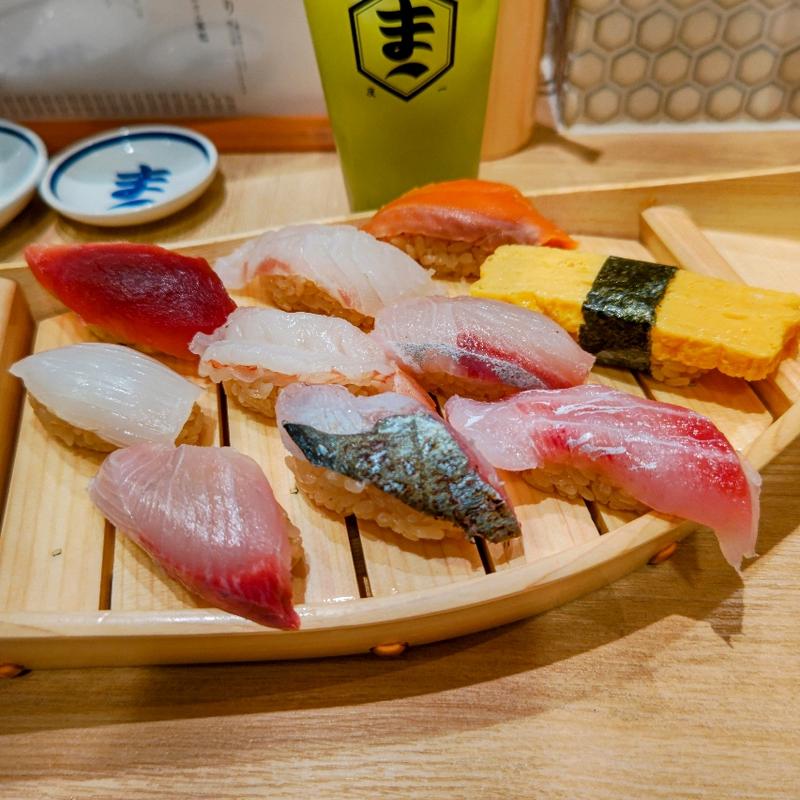 10貫盛り(大衆すし酒場 スシマヅメ 野毛本店)