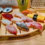 10貫盛り(大衆すし酒場 スシマヅメ 野毛本店)