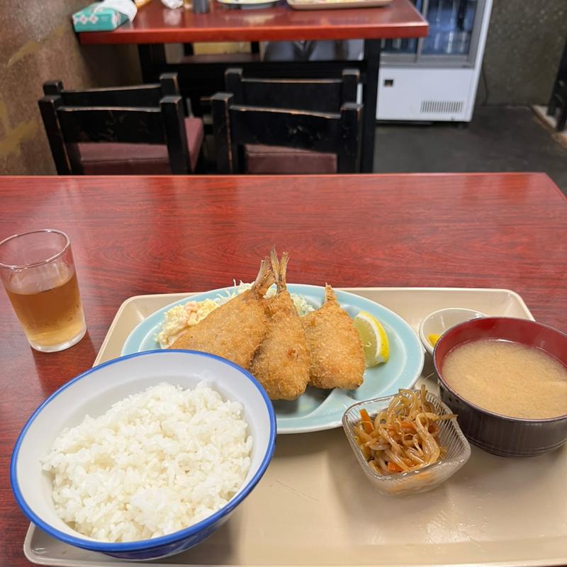 アジフライ定食(松林堂 )
