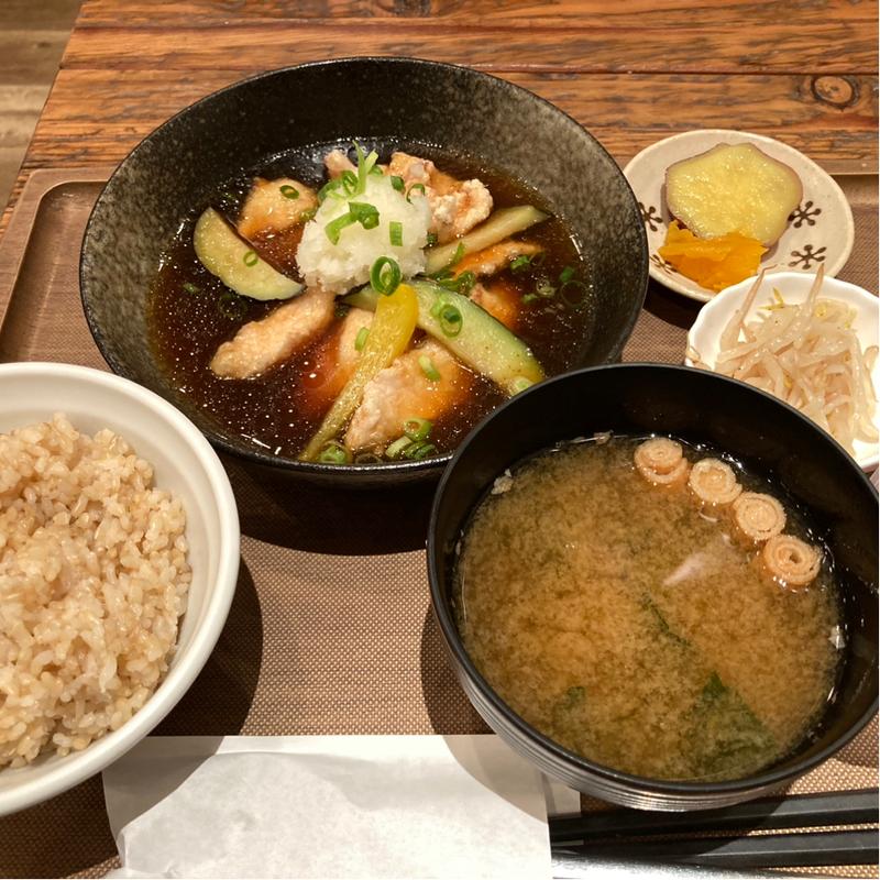 鶏むね肉の生姜みぞれ煮(げんまい食堂　SMILE KITCHEN)