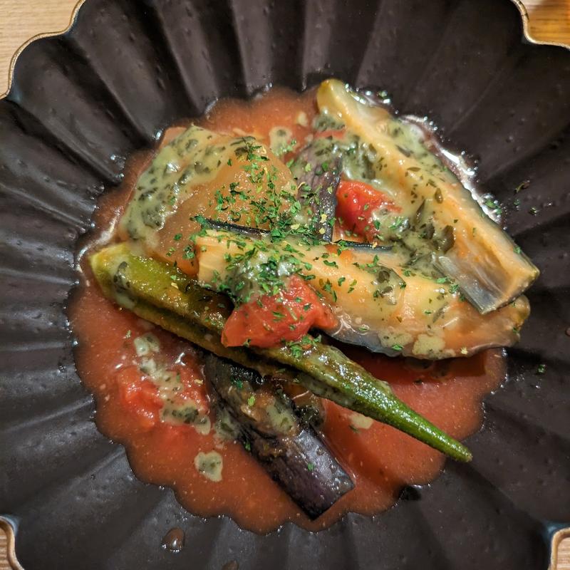 夏野菜冷やしおでん盛り(博多おでんと黒毛和牛の店 くろこ)