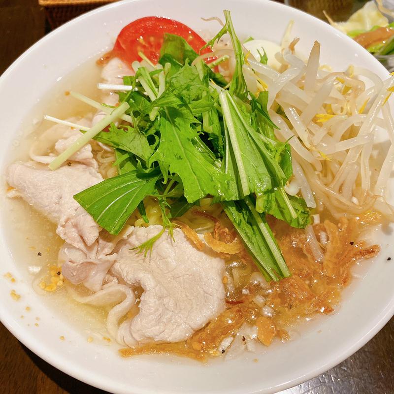 冷やしラーメン(ファイヤーキングカフェ)