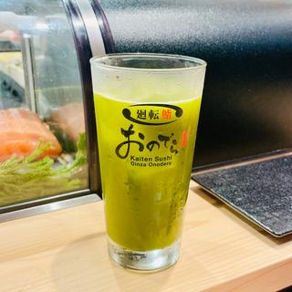 お寿司屋さんの緑茶(廻転鮨 銀座おのでら 息子渋谷店)
