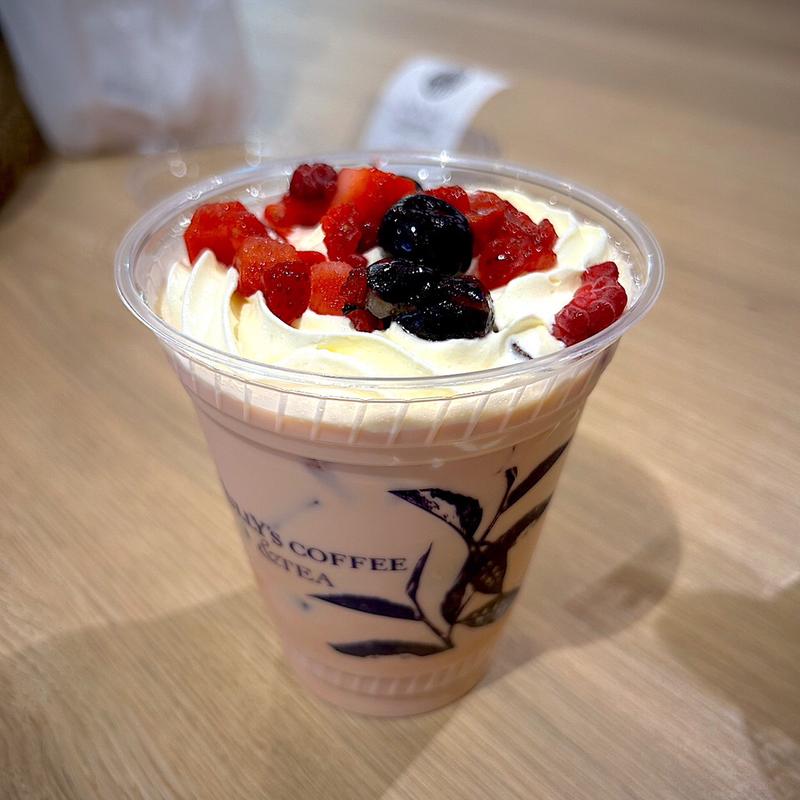 ＆TEA ベリーベリーフロマージュティー(タリーズコーヒー ＆TEA エスパル福島店)