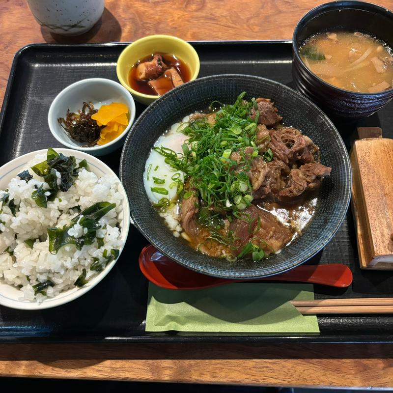 常陸牛の牛スジ煮込み定食(大形屋 )