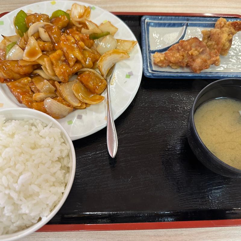 酢豚定食(中国料理 豊龍園 尾張旭店)