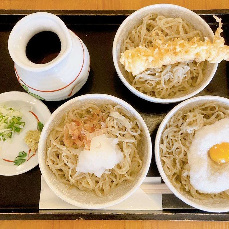 三品そば(手打蕎麦 たつ吉)