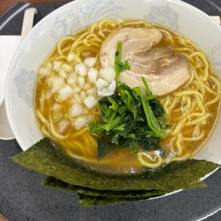 横浜家系醤油豚骨ラーメン(麺匠 久玄 高坂SA下り店)