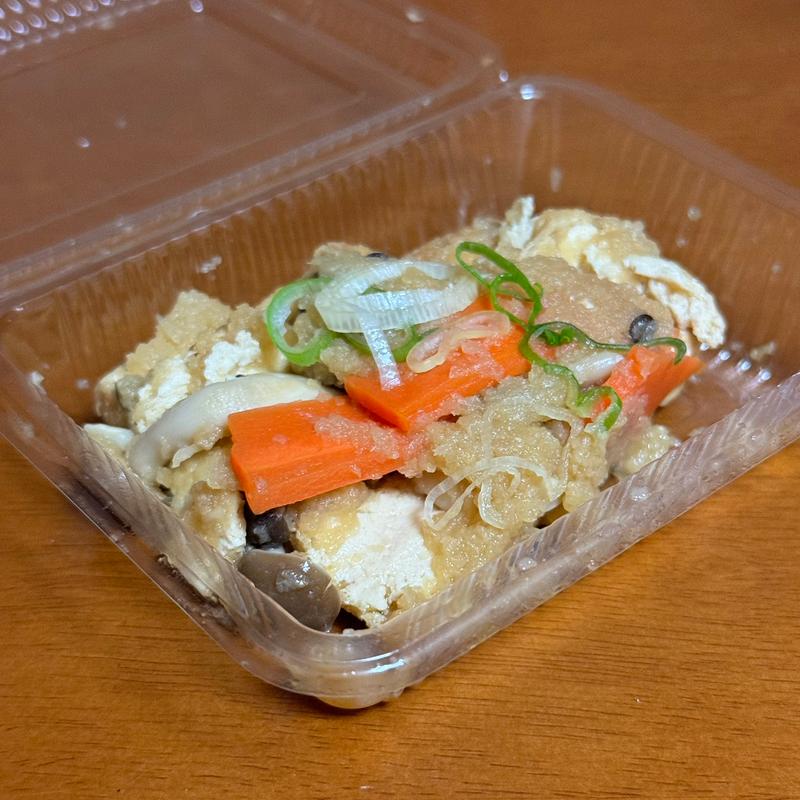 厚揚ときのこのみそれあんかけ(杉本)