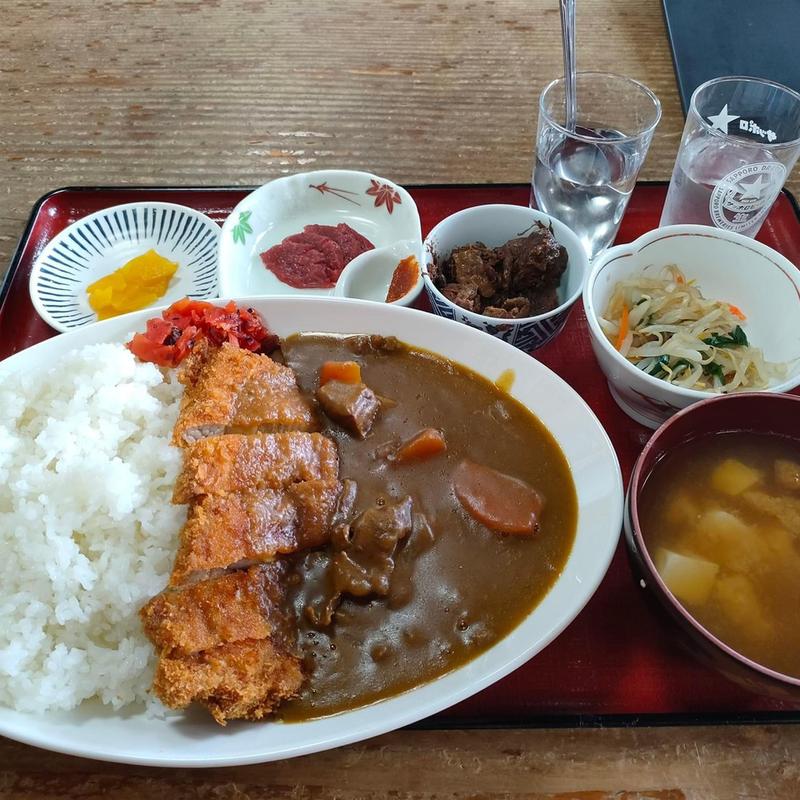 カツカレー(坂下ドライブイン)