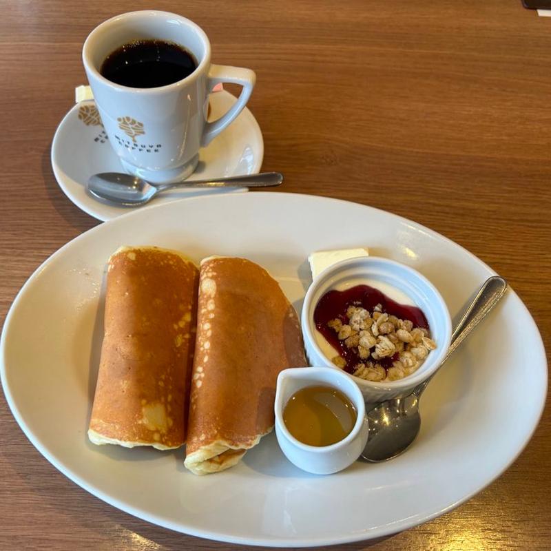 ホットケーキモーニング(蜜家珈琲店 枚方店)