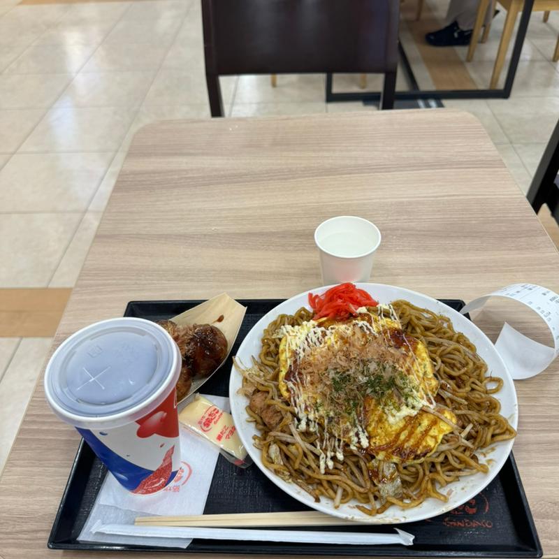 お好み焼きそばセット(築地銀だこ)