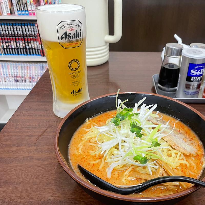 冷やし味噌タンタンメン(らーめん尾ばな)