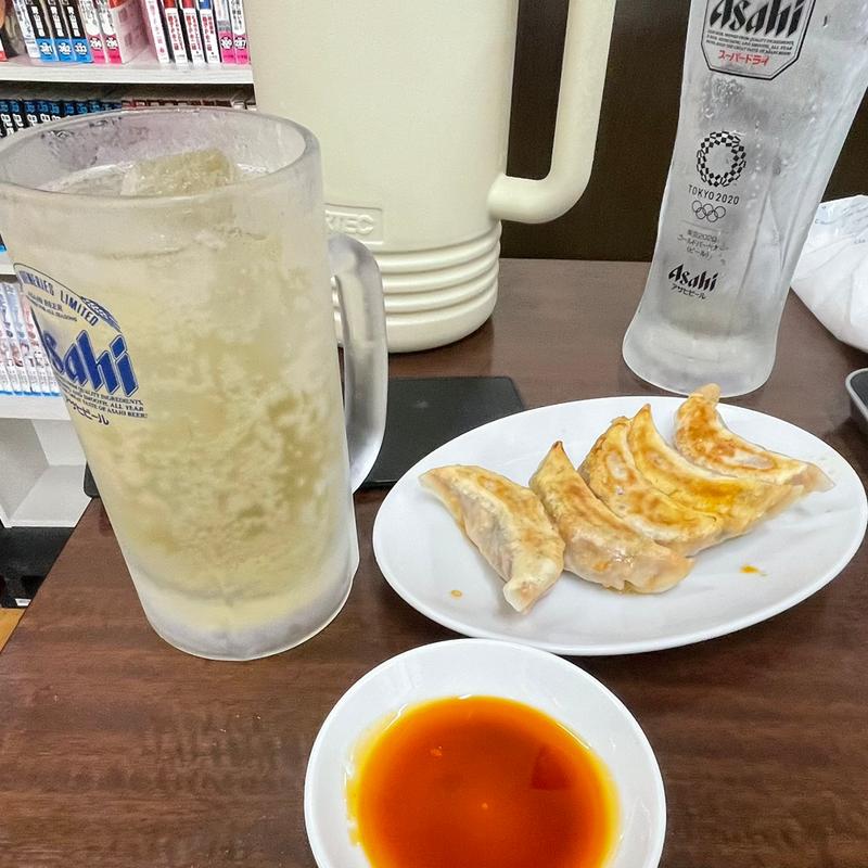 辛い餃子(らーめん尾ばな)