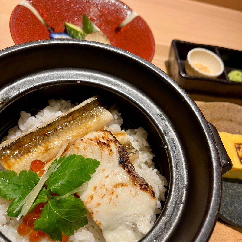 土鍋の海鮮ひつまぶし御膳(神谷町なないろ)