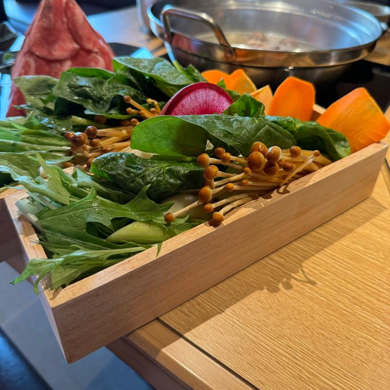 旬のしゃぶ野菜盛り(仙台牛と牛たん 肉のいとう 名駅三丁目店)