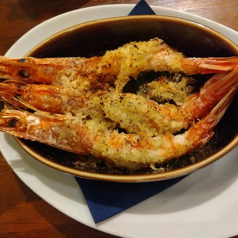 赤海老のオーブン焼き(タブリエ)