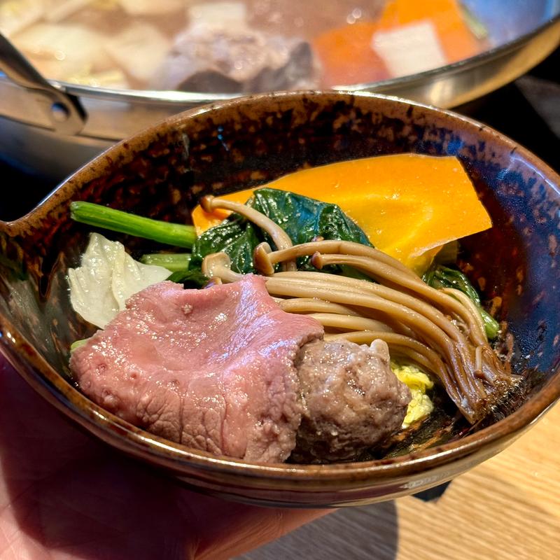 牛たんしゃぶしゃぶ(仙台牛と牛たん 肉のいとう 名駅三丁目店)