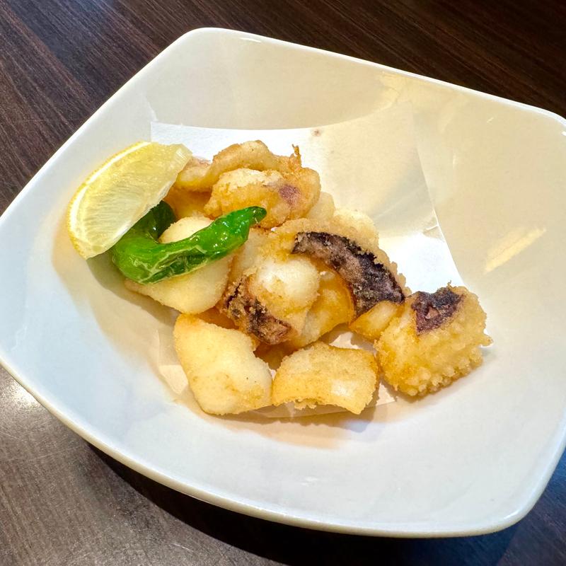 ゲソ唐揚げ(串天居酒屋 赤のれん あべのキューズモール店)