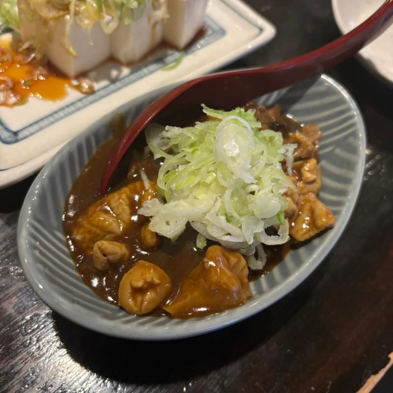 もつカレー(炭火焼・宝来家)