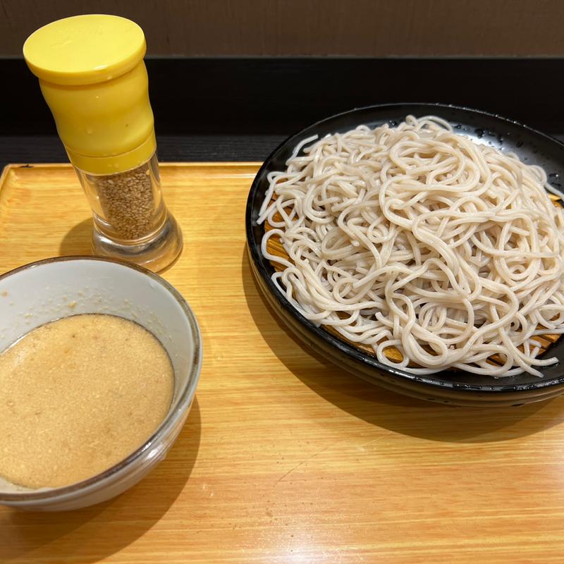ごまだれ蕎麦（大盛）(小諸そば 茅場町店)