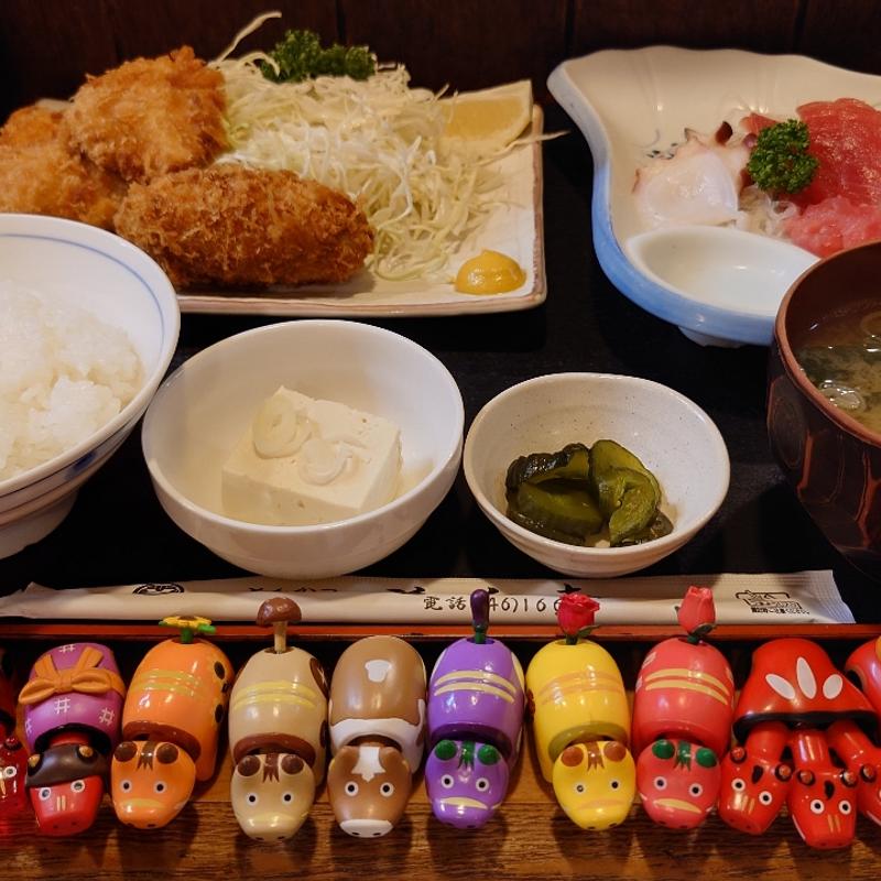 刺身付Bセット(とんかつとん喜 )