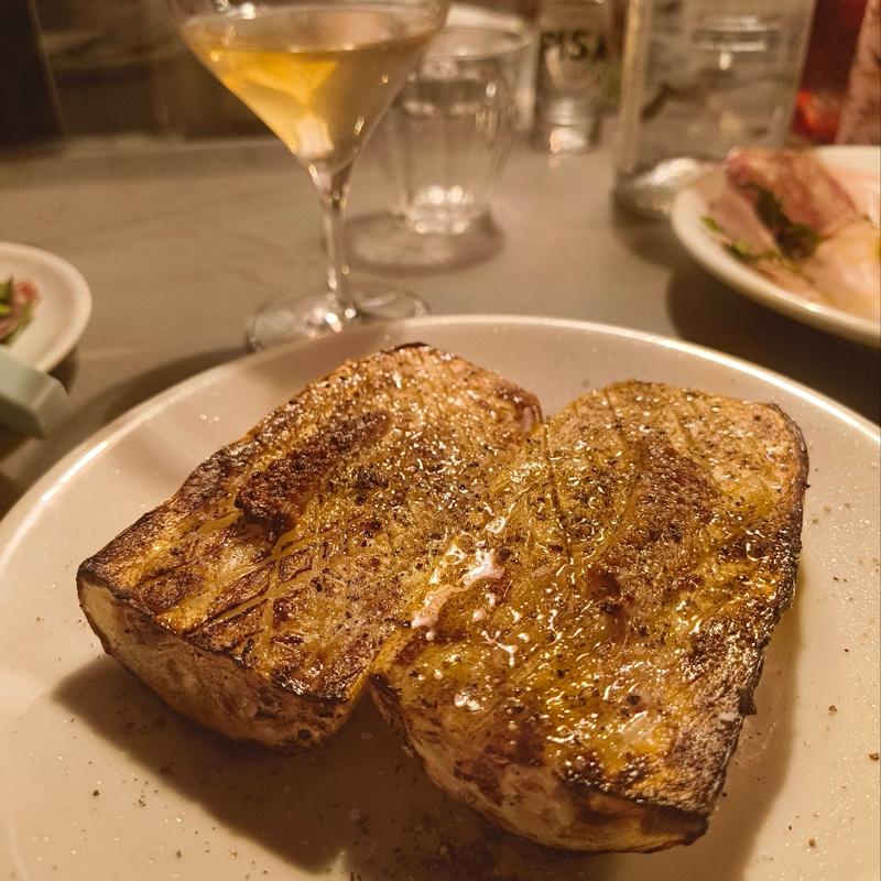 ズッキーニとアンチョビ(SAM woodfired)