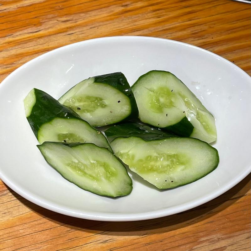 たたき胡瓜(生ラム（ジンギスカン）専門 ラム・ストーリーは突然に 福島店)