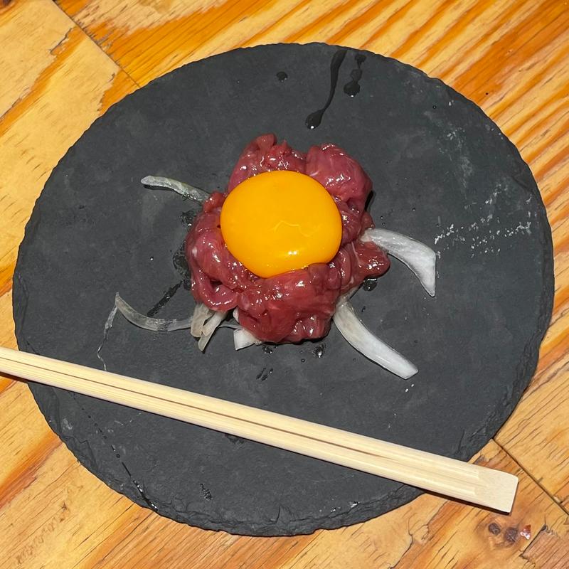 ラムユッケ(生ラム（ジンギスカン）専門 ラム・ストーリーは突然に 福島店)