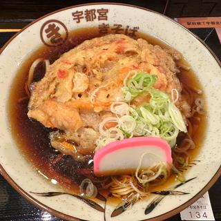 天ぷらそば(駅前横丁 宇都宮きそば)