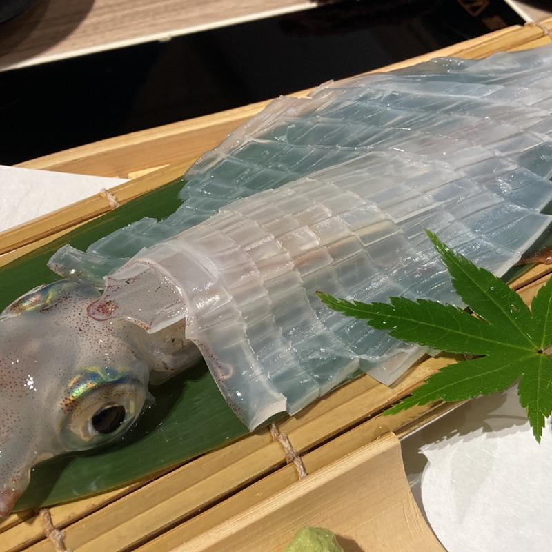 呼子やりいか活造り(もつ鍋ながまさ筑紫口店)