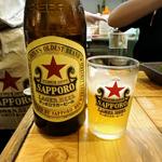 サッポロ赤星ラガー(大衆酒場 チャン栓チャン)