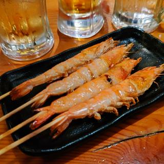 白姫えび串焼き(鳥貴族 石川町南口店)