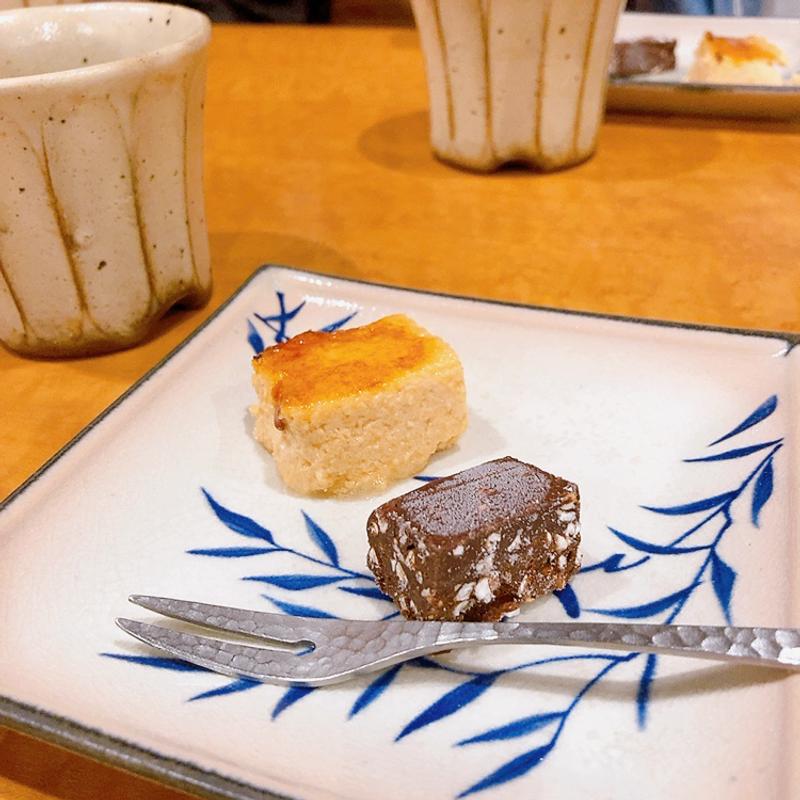 そばの実の生チョコクランキーと豆腐スイーツ(典座)