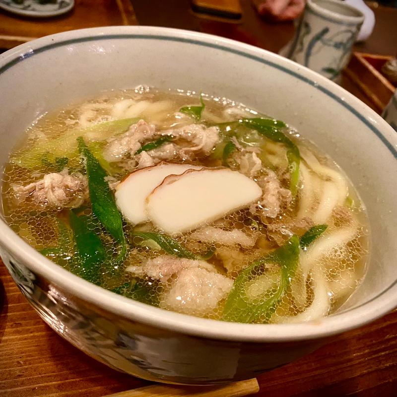 肉うどん(手打うどん おかにわ)