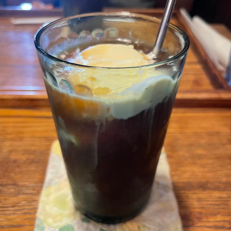 コーヒーフロート(蔵カフェ 草風庵)