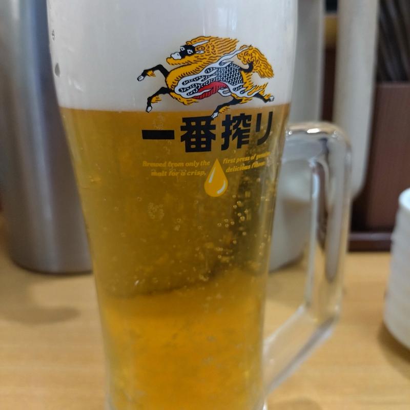 生ビール(米がおいしいおにぎり 戸越屋 戸越銀座本店)