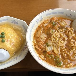 スタミナラーメン➕ミニ天津飯(スタミナラーメン天天 )