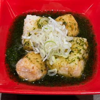 里芋と豆富の揚げ出し〜秋田名産ぎばさ餡かけ〜(南部ビストロ うんめのす)