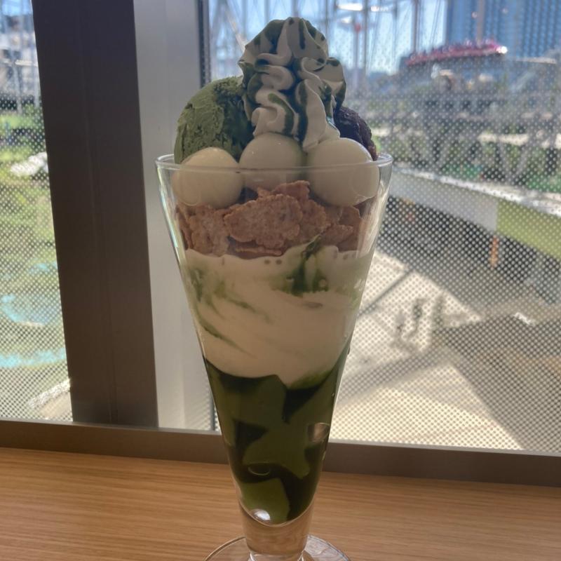 抹茶白玉パフェ(nana's green tea 東京ドームシティ ラクーア店)