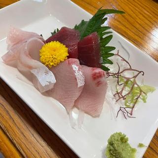 刺身盛り合わせ(いわし 地魚料理 香海)