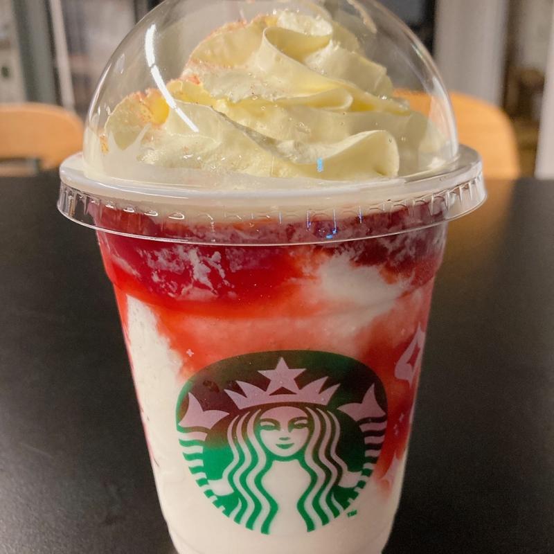 ストロベリー メリークリーム フラペチーノ(スターバックスコーヒー 渋谷文化村通り店)