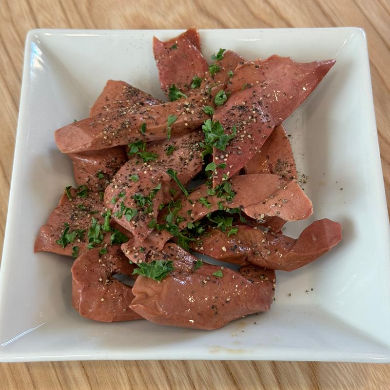 県産豚レバースモーク(ビアフロントベアレン盛岡駅前)