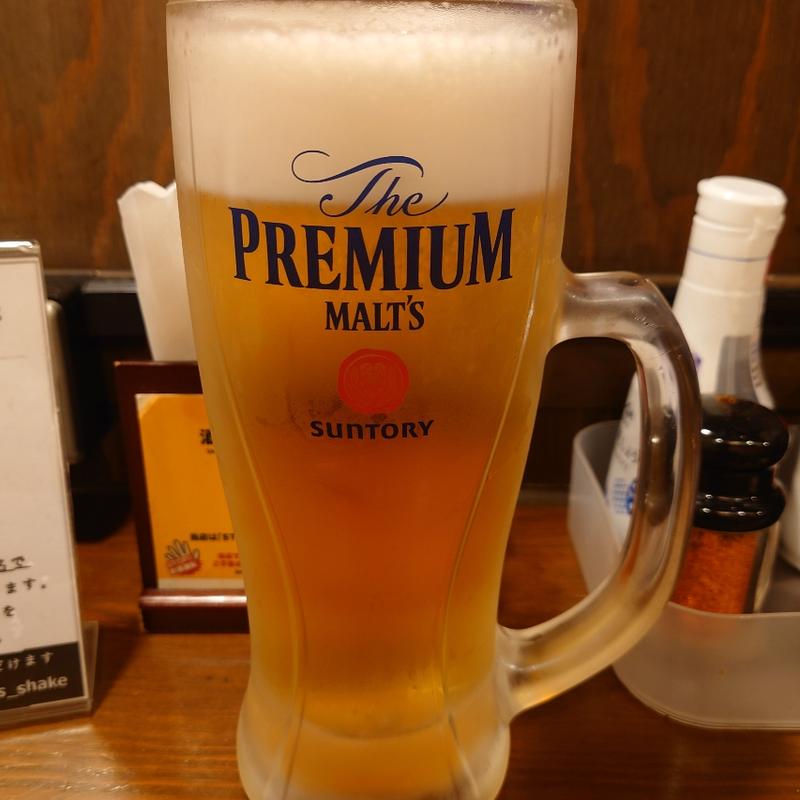 メガプレミアムモルツ(大衆居酒屋 とりいちず 新小岩店)