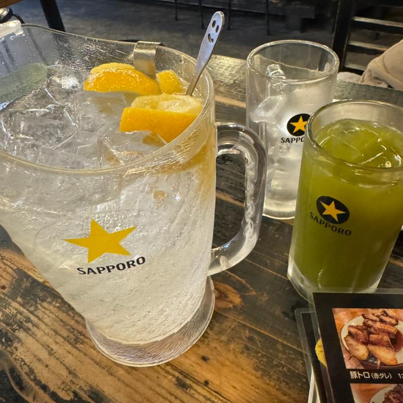 レモンサワーピッチャー(八千代台東口の串屋横丁 )