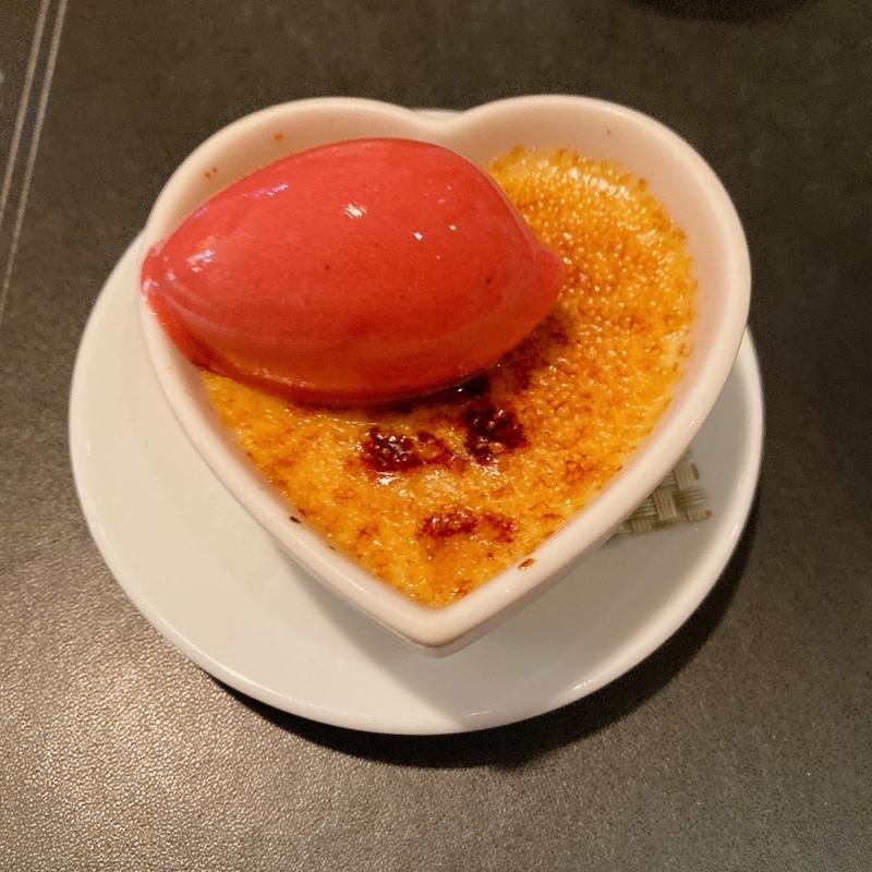 バニラのクレームブリュレ(ル カフェ ドゥ ジョエル・ロブション 日本橋高島屋S.C.内)