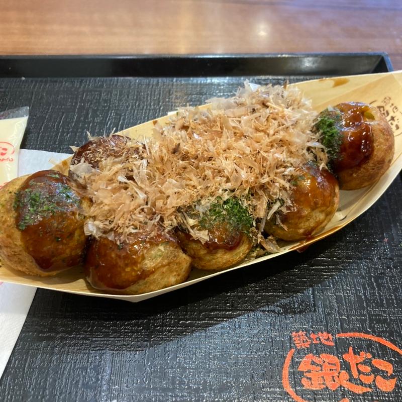 ぜったいうまい!! たこ焼（ソース、8個入り）(築地銀だこ 東京ドーム店)